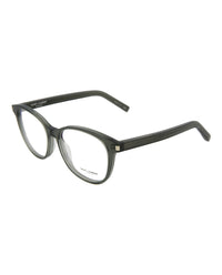 Saint Laurent Unisex Round/Oval Shiny Dark Olive Fashion Designer Eyewear