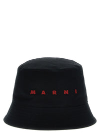 MARNI Marni Men Logo Embroidery Bucket Hat