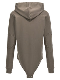 RICK OWENS Rick Owens Men Champion X Rick Owens Hooded Bodysuit