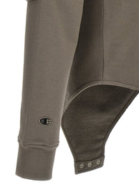RICK OWENS Rick Owens Men Champion X Rick Owens Hooded Bodysuit