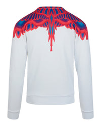 Marcelo Burlon Mens Curves Wings Crewneck Sweatershirt