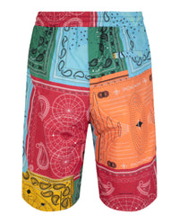 Marcelo Burlon Mens Bandana Nylon Shorts