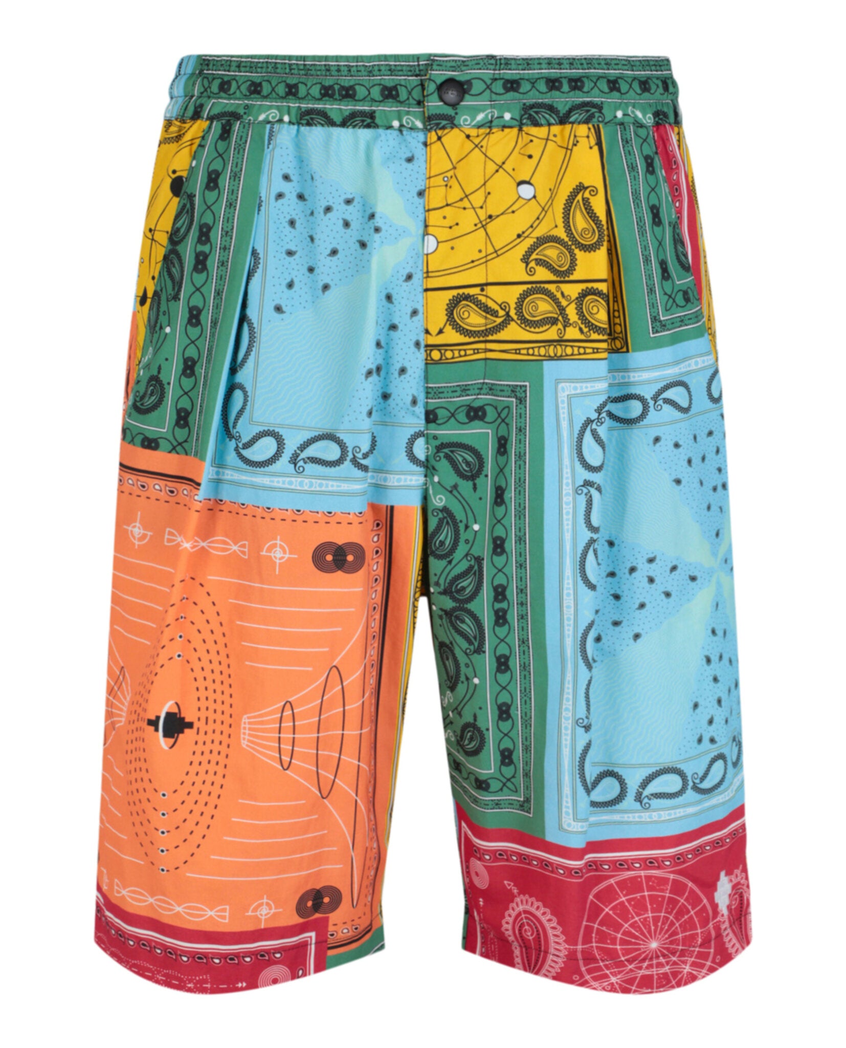 Marcelo Burlon Mens Bandana Nylon Shorts