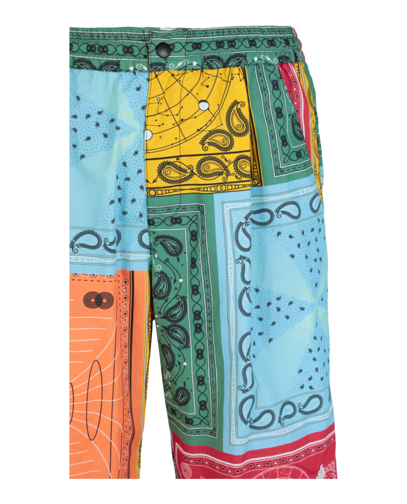 Marcelo Burlon Mens Bandana Nylon Shorts