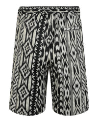 Marcelo Burlon Mens Folk Jacquard Coulisse Shorts