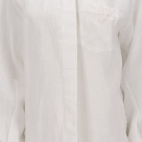 ISAIA Isaia Womens White Shirt
