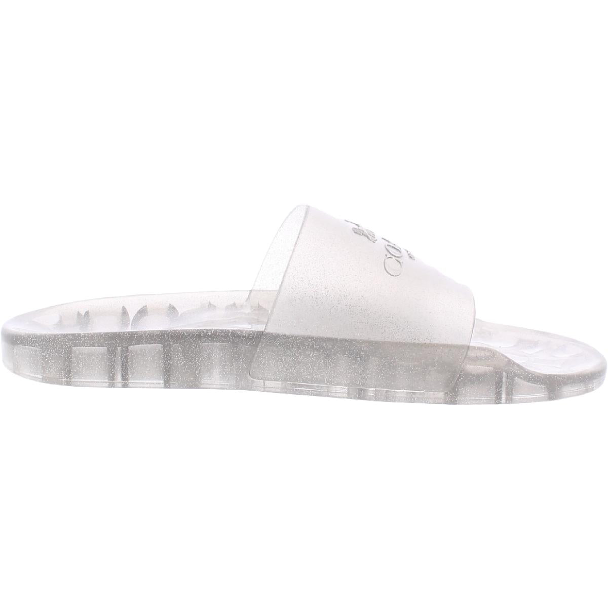 Ulyssa Womens Logo Flats Pool Slides