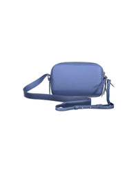 Coccinelle Crossbody Bag Zip Closure Adjustable Strap Women Light Blue Handbags