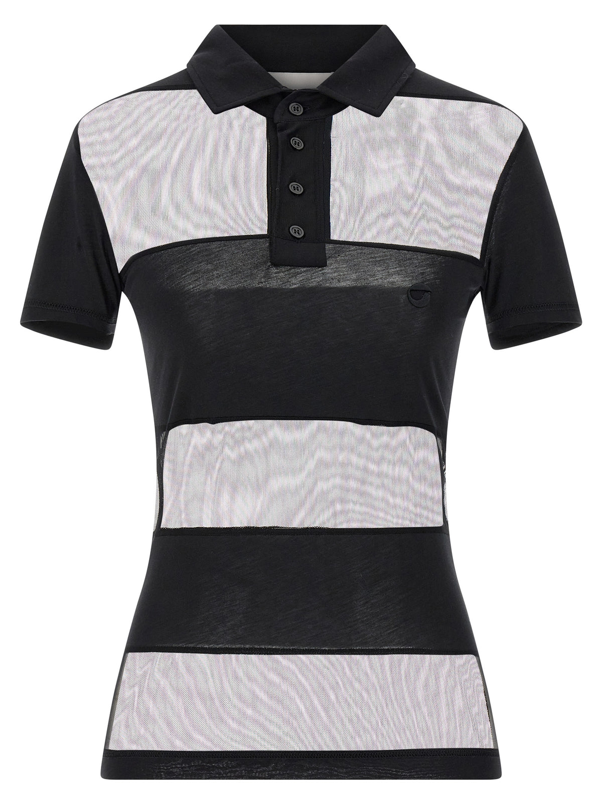 Coperni Women ‘Sheer Striped’ Polo Shirt