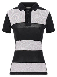 Coperni Women ‘Sheer Striped’ Polo Shirt