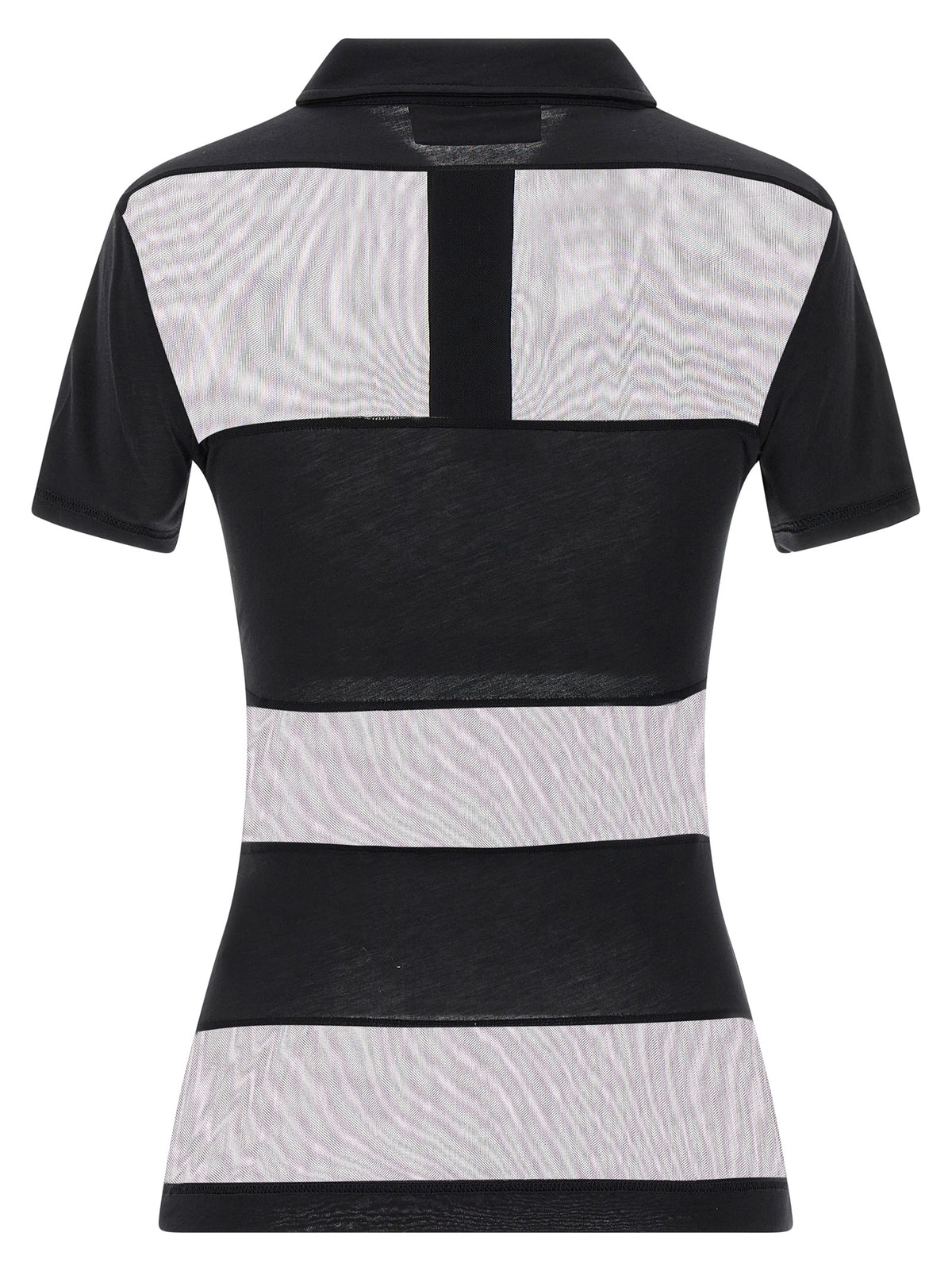 Coperni Women ‘Sheer Striped’ Polo Shirt