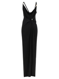 Coperni Women Metallic Logo Dress