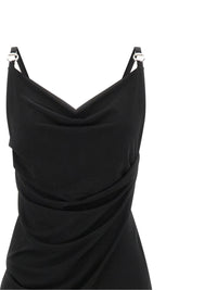 Coperni Women Metallic Logo Dress