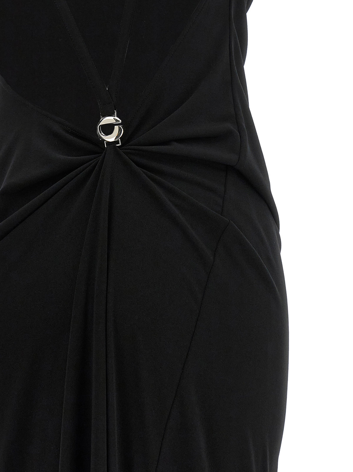 Coperni Women Metallic Logo Dress