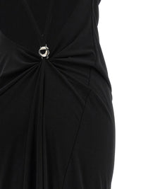 Coperni Women Metallic Logo Dress