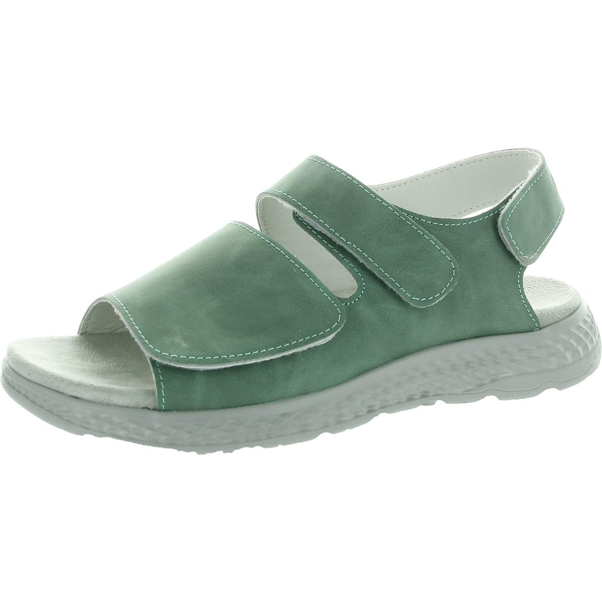 Travelactiv Scottsdale Womens Cushioned Footbed Faux Leather Slingback Sandals