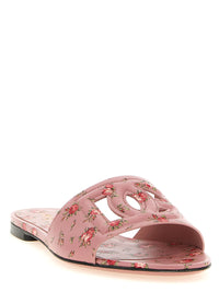 DOLCE&GABBANA Dolce&Gabbana Women Leather Slides