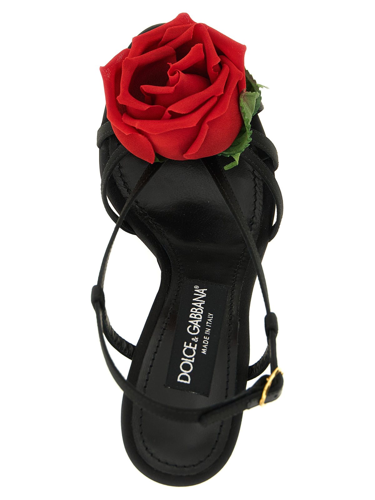 DOLCE&GABBANA Dolce&Gabbana Women Satin Sandals With Flower