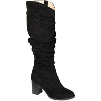 Aneil Womens Faux Suede Knee-High Boots