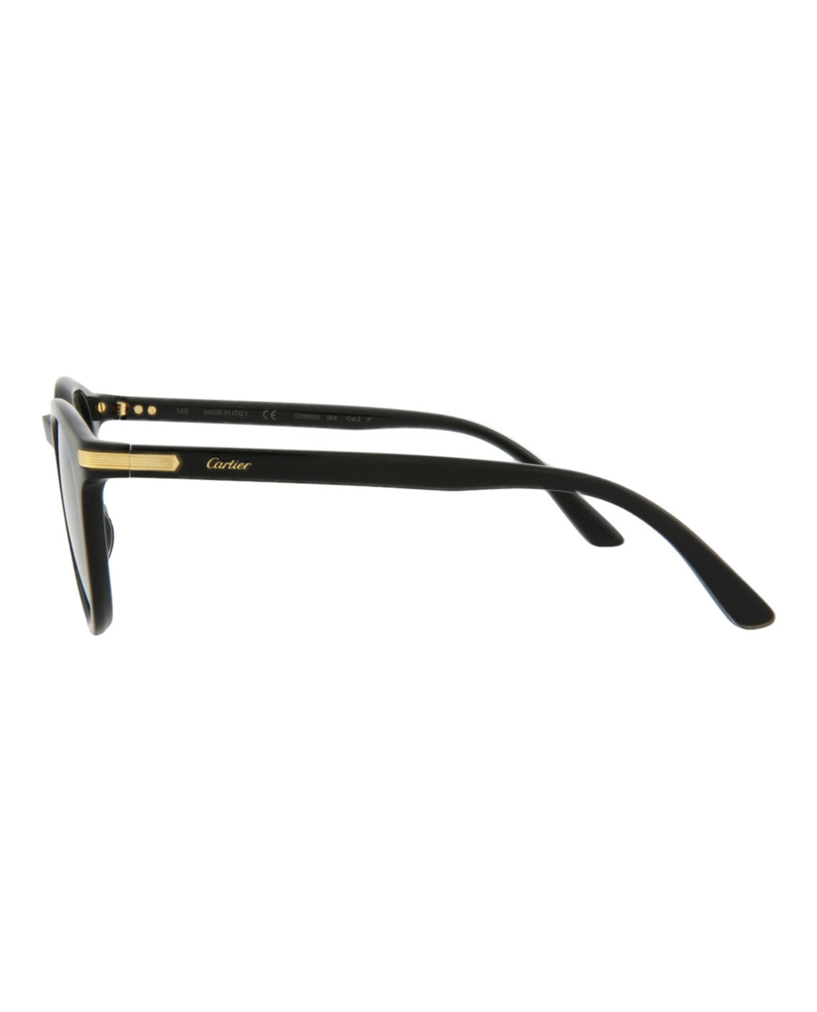 Cartier Unisex Round/Oval Black Black Green Fashion Designer Eyewear