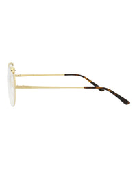 Cartier Womens Cat Eye Gold Gold Transparent Fashion Designer Eyewear