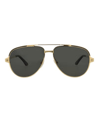 Cartier Mens Aviator Gold Gold Grey Fashion Designer Eyewear