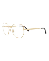 Cartier Cartier Womens Round/Oval Gold Gold Transparent Fashion Designer Eyewear