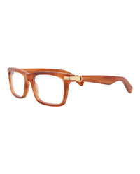 Cartier Cartier Mens Square/Rectangle Havana Havana Transparent Fashion Designer Eyewear