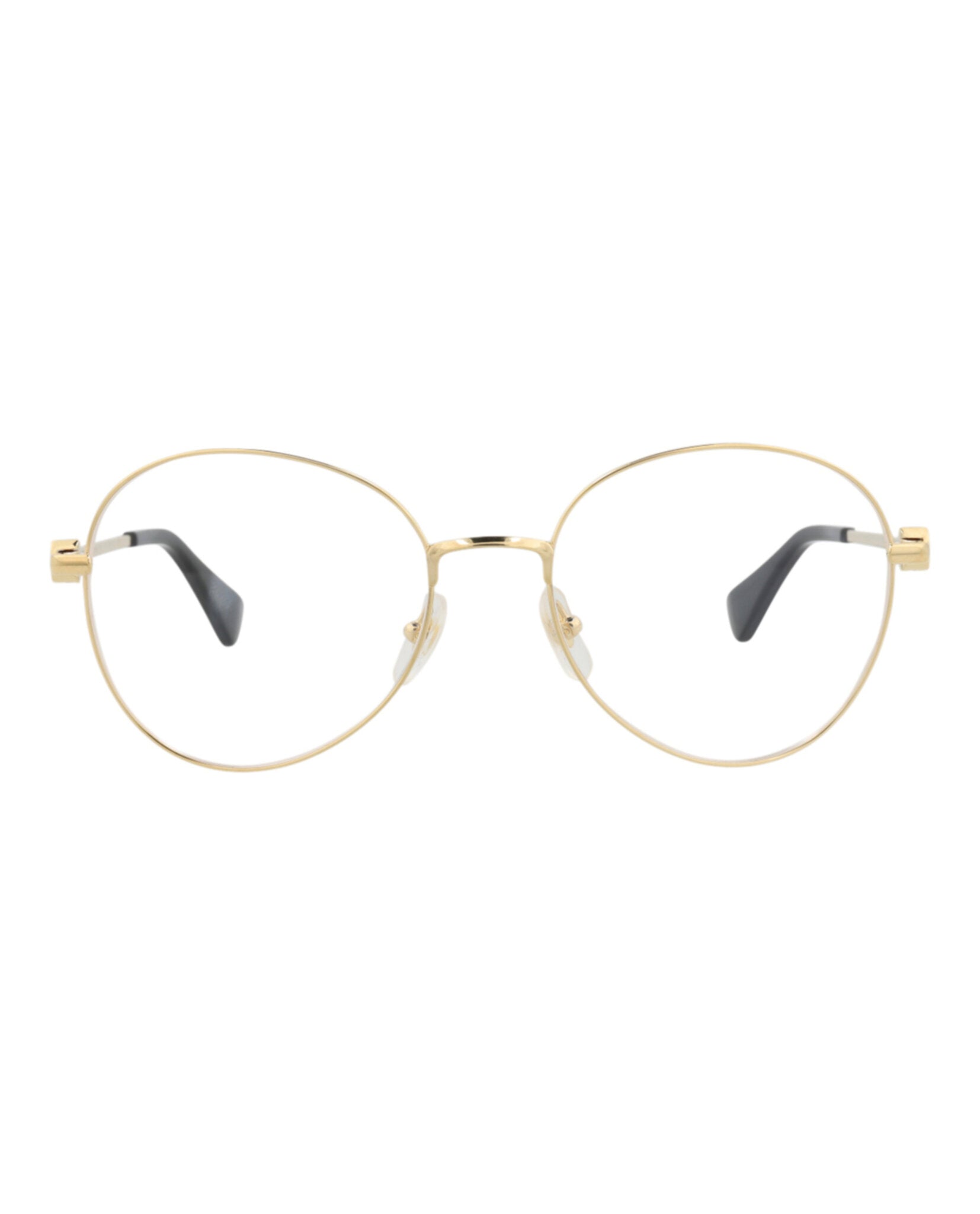 Cartier Cartier Womens Round/Oval Gold Gold Transparent Fashion Designer Eyewear
