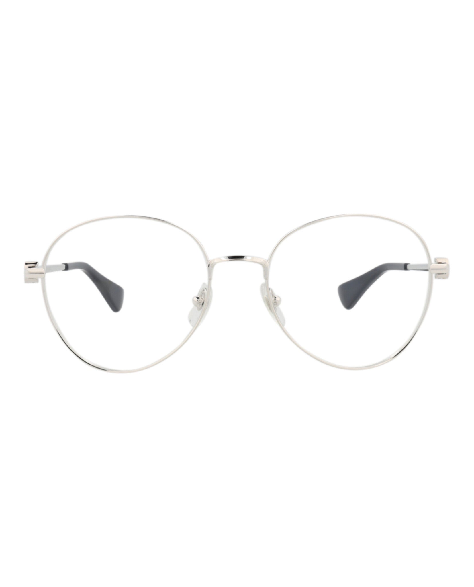 Cartier Cartier Womens Round/Oval Silver Silver Transparent Fashion Designer Eyewear