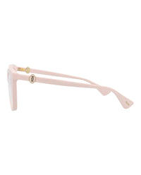 Cartier Cartier Womens Cat Eye Pink Pink Transparent Fashion Designer Eyewear
