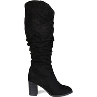 Aneil Womens Faux Suede Knee-High Boots