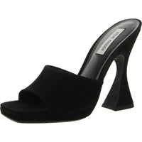 Lipa Womens Comfort Insole Square Toe Mule Sandals