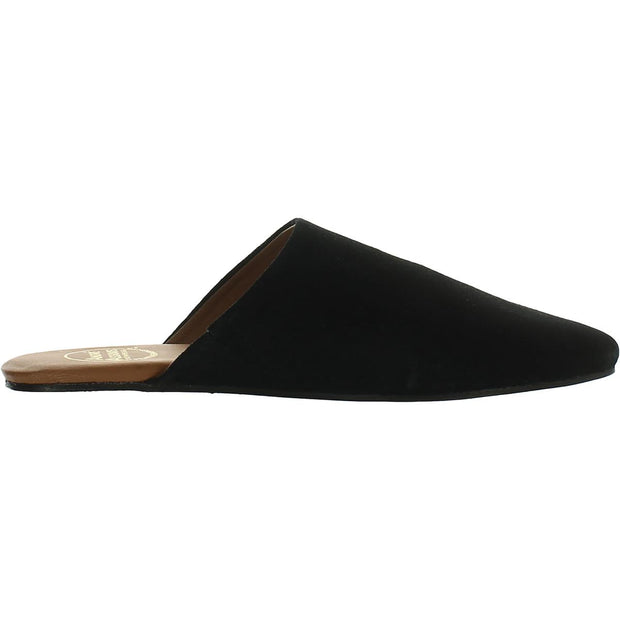 Tiana Womens Suede Slip On Mules