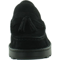 Capri Womens Suede Heeled Loafers