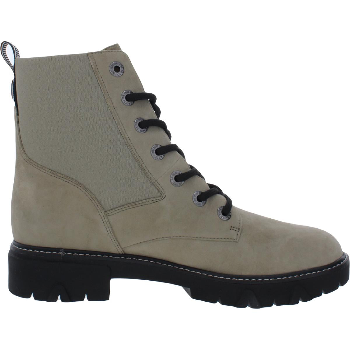Hudson Womens Arch Support Ankle Combat & Lace-up Boots