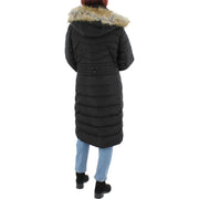 Womens Quilted Cold Weather Long Coat