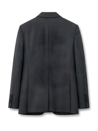 Brunello Cucinelli Brunello Cucinelli Wool Double-Breasted Peak Lapel Blazer Grey