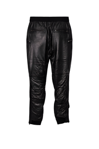 Tom Ford Leather Zip-Detail Jogger Pants