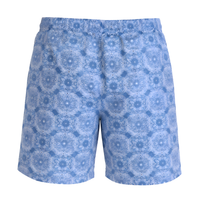 Brunello Cucinelli Mens Blue Paisley Swim Shorts