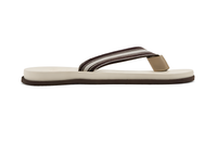 Brunello Cucinelli Mens Flip Flop Slippers In Brown
