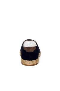 Brunello Cucinelli Mens Navy Espadrilles Mules