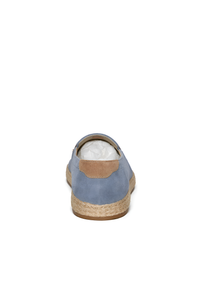 Brunello Cucinelli Mens Suede Slip-On Espadrilles In Light Blue