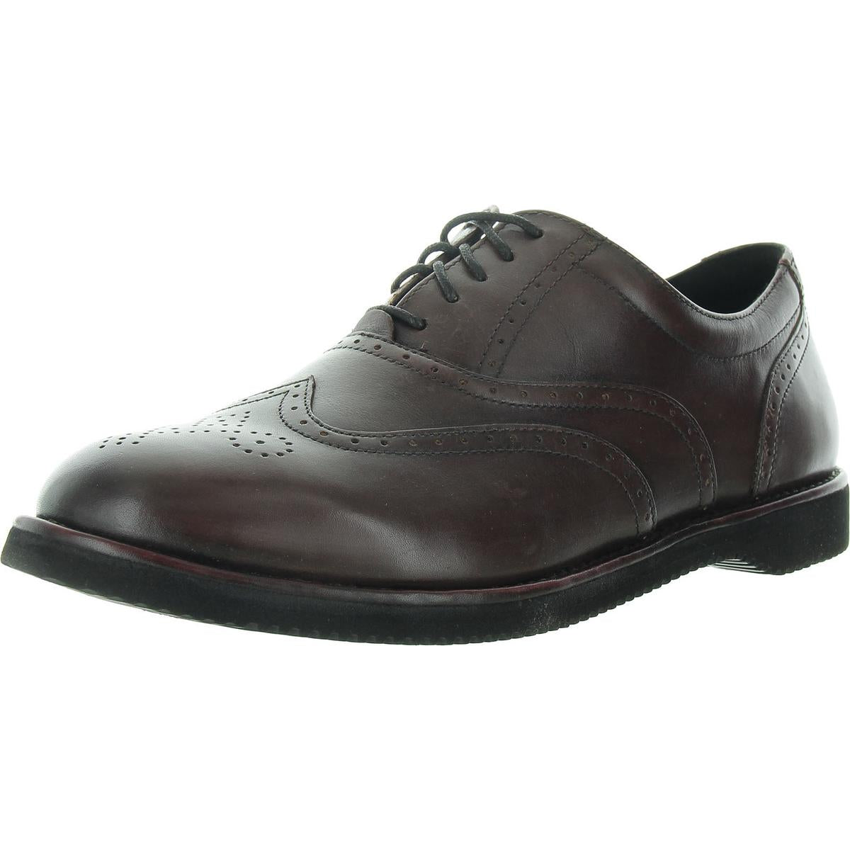 Mens Brogue Leather Oxfords