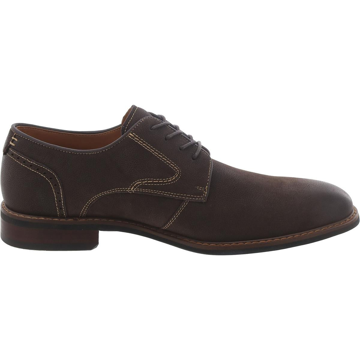 Bannon Mens Nubuck Lace-Up Derby Shoes