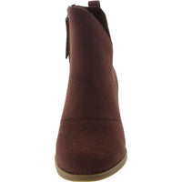 Sutton Womens Suede Wedge Ankle Boots