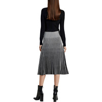 Petites Womens Belted Knit Sweaterdress