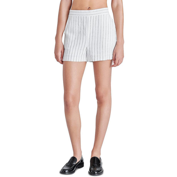 Jessa Womens Striped Short High-Waist Shorts