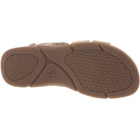 Marlis Womens Leather Padded Sole Slingback Sandals