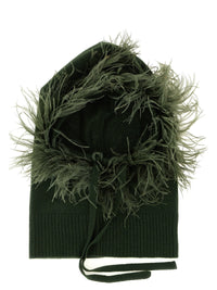P.A.R.O.S.H. P.A.R.O.S.H. Women Balaclava With Feathers